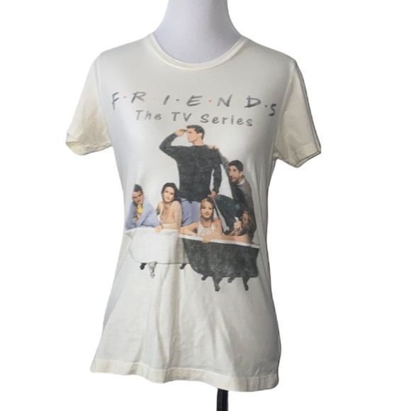 🎀 Warner bros‎ FRIENDS medium graphic tee - Picture 1 of 6